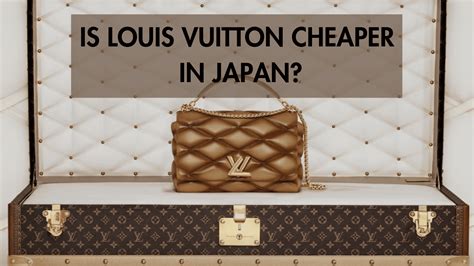 is louis vuitton cheaper in japan than usa|louis vuitton price guide japan.